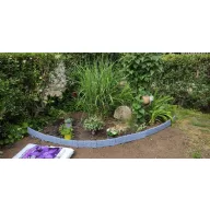   10 db kő hatású ágyásszegély kerítés "Stone" 2,5 m PRO GARDEN