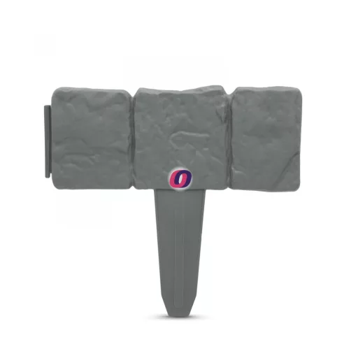 10 db kő hatású ágyásszegély kerítés "Stone" 2,5 m PRO GARDEN