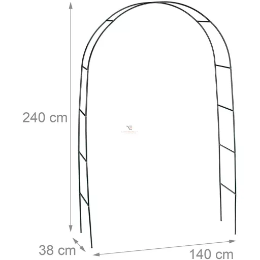 Prémium Növényfuttató állvány, Rózsalugas 140X36X240 cm DECOnline