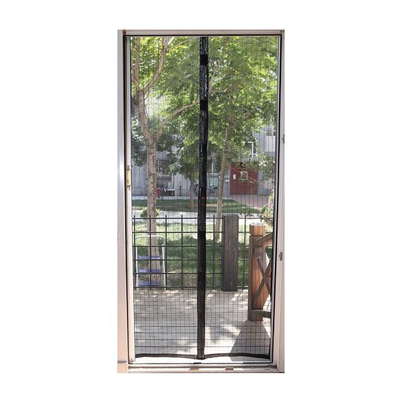 DECOnline Szúnyogháló függöny ajtóra fekete 96x218 cm