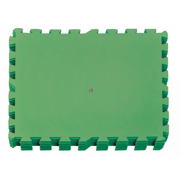 Extra vastag Medence alátét szivacs, polyfoam puzzle 10mm 9 db-os szett zöld