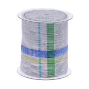 Szalag textil 100mmx10m kék,kockás - 235210011010
