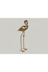 Flamingó flitteres álló műanyag 67 cm fekete/arany