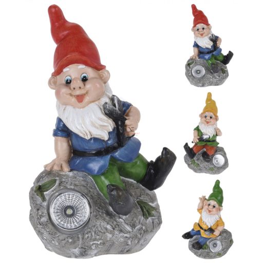 Pro Garden Napelemes kerti törpe választható színekben 22cm