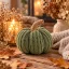 Tök textil 8x6 cm zöld