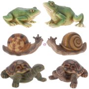 Kerti figura variációk béka, csiga, teknős 1db