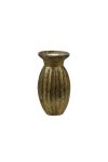 Váza üveg 10 cm arany antik