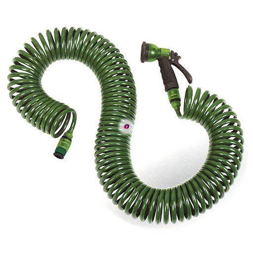 Kerti spirál locsolótömlő spriccfejjel 15m