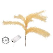 Díszfű csokor csokor LED-es 105 cm natúr