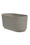 Satina Eco kaspó ovális 27 cm platinum
