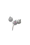 Alma glitteres pick 35 mm ezüst 3 db-os
