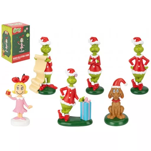 GRINCH®  Karácsonyi figura zöld Gyűjtői darabok, dobozban 8 cm