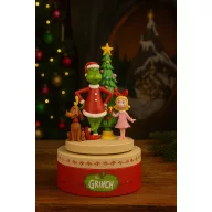 GRINCH® Karácsonyi dioráma, mozgó, díszdobozban 20 cm