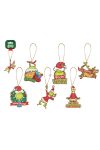  Karácsonyi grincs figura, akasztós 6 féle/1 db zöld Grinch, fa