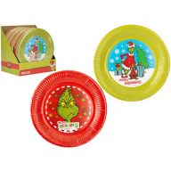 GRINCH® lapostányér szett 6 db, 22,5 cm átmérő, papír
