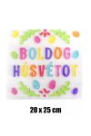 Dekor Ablakzselé boldog húsvétot 20x25 cm