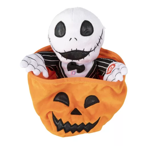  Plüss Halloween figura - hanggal/mozgással - kb. 23 cm - 1 darab 2 féle választható