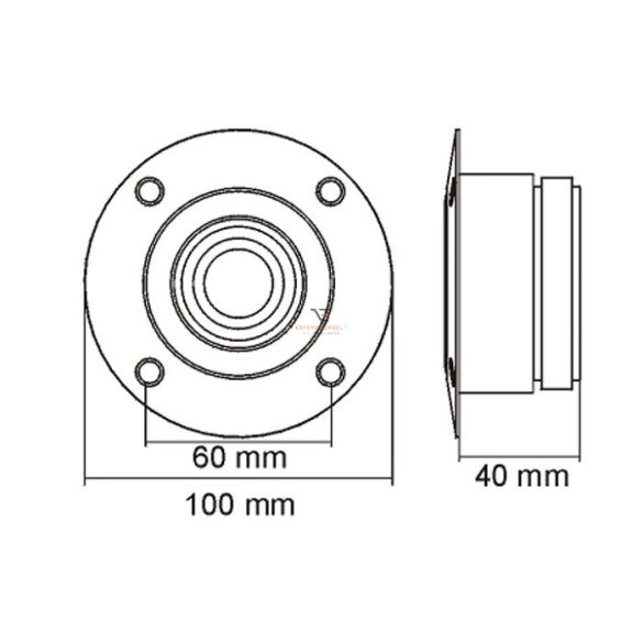 Dome 1,5" 70 W • 8 ohm - 33512