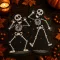 Halloween mintás szalvéta 12 db-os - 33 cm - Halloween csontváz