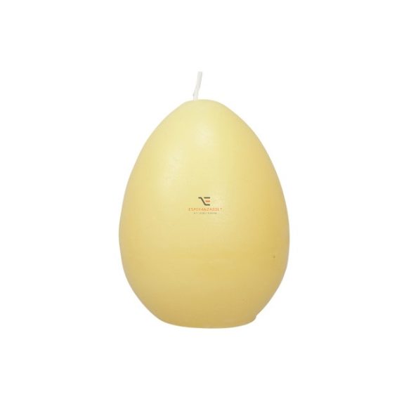Gyertya tojás formájú 70x90mm sárga