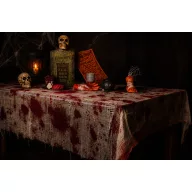   Dekoratív Halloweeni Asztalterítő – 160×215 cm, Poliészter