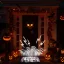Halloween Érzékelő Lábtörlő  alá– Hanghatással