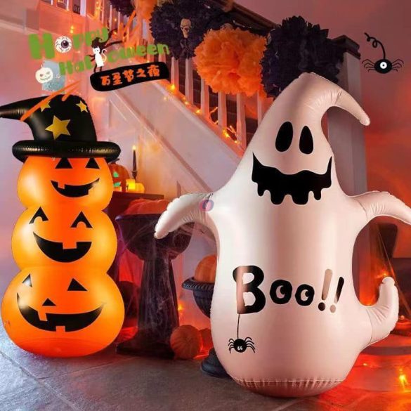 Felfújható Halloween dekoráció – Szellem vagy Töklámpás 120 cm