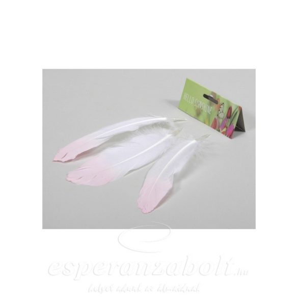 Toll 20 cm rózsaszín/fehér 12db/szett