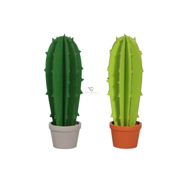 Kaktusz fa 5x14cm zöld 2 féle