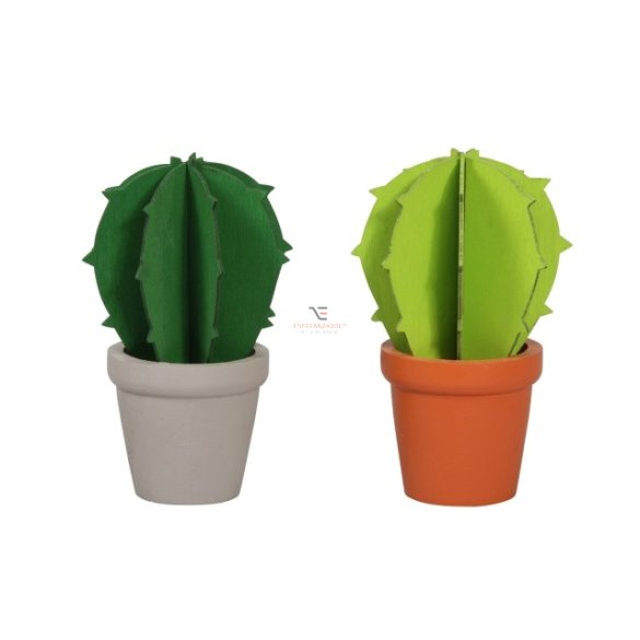 Kaktusz fa 10x15,5cm zöld 2 féle