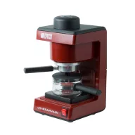   Szarvasi MINI ESPRESSO (SZV-612/3) kávéfőző, 800 W, bordó, őrölt kávé főzésére, max. 6 személy