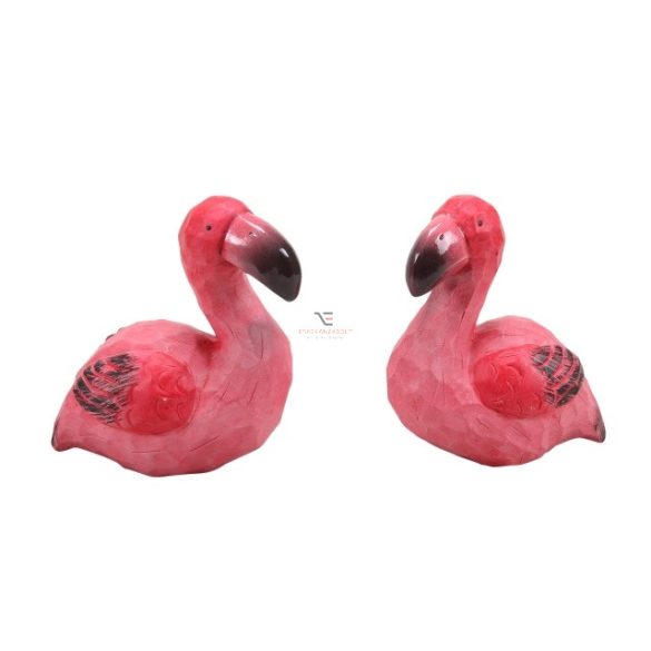 Flamingó kerámia 16cm pink 2 féle