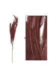Selyemvirág tollborz fű 108 cm bordó