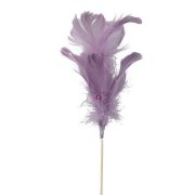 Toll betűzős 72 cm lila 12-db-os szett
