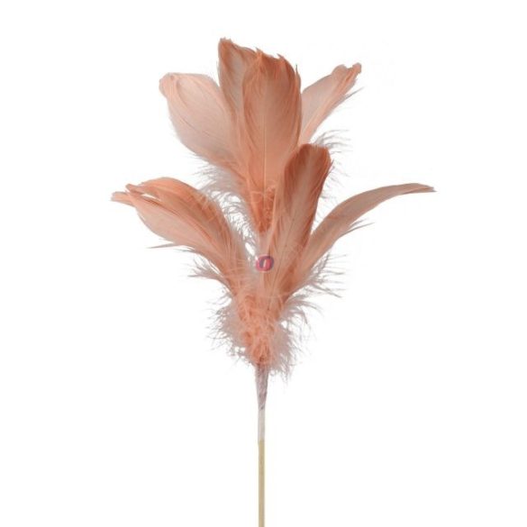 Toll betűzős 72 cm barack 12-db-os szett