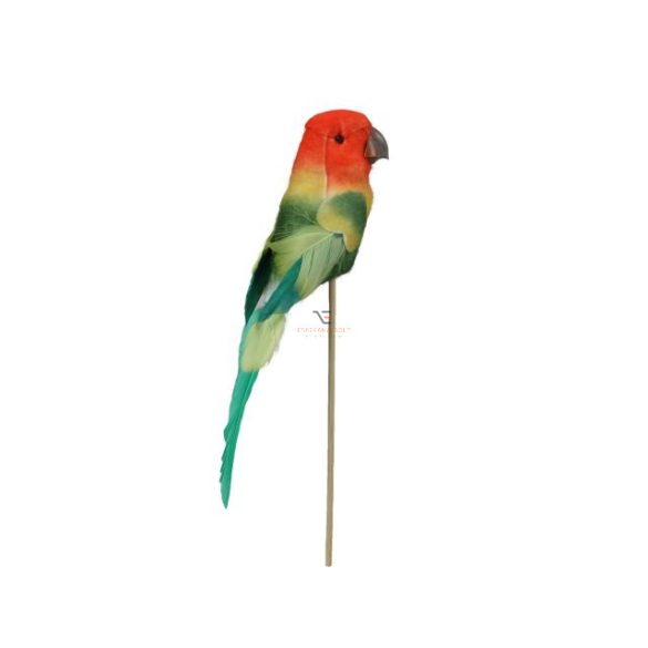 Papagáj betűzős 22 cm színes 4 db-os szett - 364059