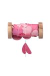 Girland tekercs szívvel textil 5 m rózsaszín
