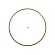 Karika dekor fém 40cm arany