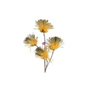 Selyemvirág hab trópusi virág elágazó 103cm sárga
