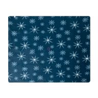 Karácsonyi mintás pléd 130x160 cm kék