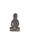 Buddha kerámia 12x9x21cm sötét szürke