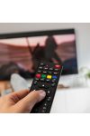 Univerzális TV távirányító - 250+ típushoz - fekete - 2 x AAA
