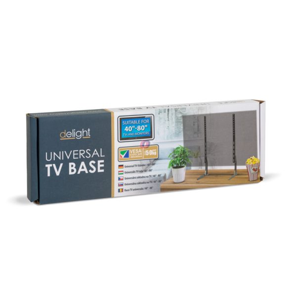 Univerzális TV talp - fekete - 71 x 35 cm