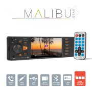   MNC Multimédiás fejegység "Malibu Star" - 1 DIN - 4 x 50 W - BT - MP3 - AUX - SD - USB