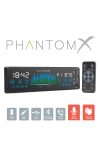 Fejegység "PhantomX" - 1 DIN - 4 x 50 W - gesztusverzélés - BT - MP3 - AUX - USB