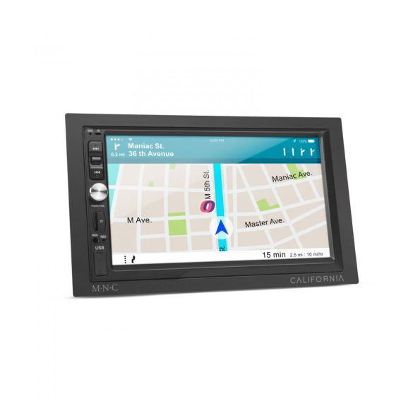 MNC Multimédiás fejegység "California" - 2 DIN - 4 x 50 W - WiFi - BT - MP5 - AUX - SD - USB