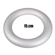 Félkoszorú hungarocell alap 15 cm