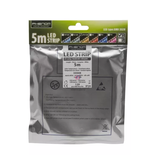 LED szalag melegfehér 5m