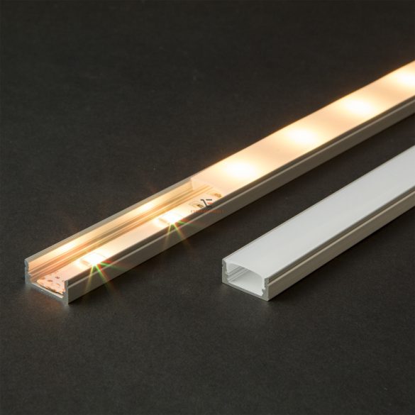 LED aluminium profil sín 2000 x 17  x 8 mm  U profil