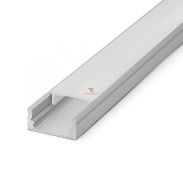 LED aluminium profil takaró búra opál 2000 mm - 41010M2